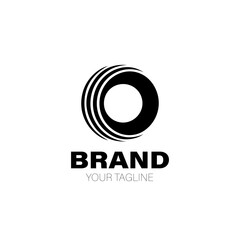 Obraz premium Tyre Logo. Tyre Logo Design. Tyre Logo Brand. Tyre Logo Vector Design Isolated on White Background