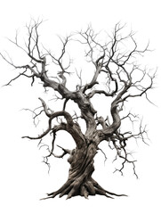  Leafless Old Spooky Tree on transparent background

