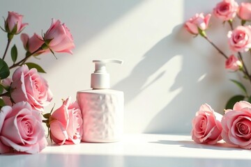Luxurious white backdrop, highlighting product detail, design, sophisticated, style