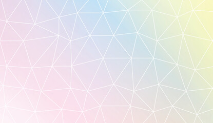 Template background with curved line. Triangles style. For interior wallpaper, smart design, fashion print. Vector illustration. Abstract Gradient Soft Colorful Background.