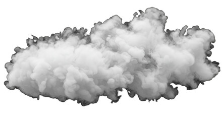 A billowing photorealistic cloud formation isolated