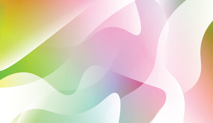 Abstract Waves. Futuristic Technology Style Background. For Creative Templates, Cards, Color Covers Set. Vector Illustration with Color Gradient.