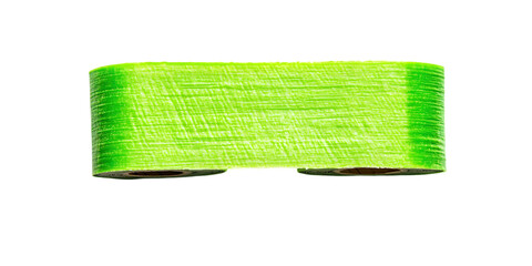 Abstract Green Textured Rectangle Isolated On Black Background Image