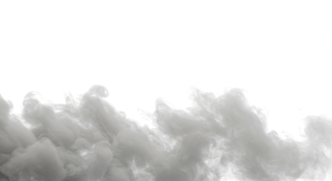 Abstract Black Ink Border Texture on White Background