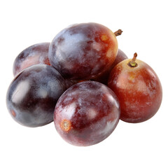 Obraz premium Delicious and Vibrant Pile of Freshly Picked Dark Red and Purple Grapes