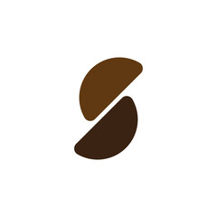 S coffee logo design simple