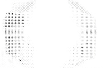 Abstract Isolated Background with Black and White Dotted Texture Design