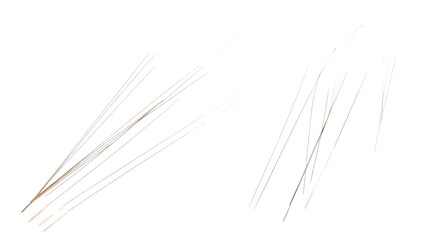 Fototapeta premium Abstract Illustration Of White And Brown Geometric Line Structures On Black Background
