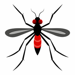 vector illustration of a mosquito