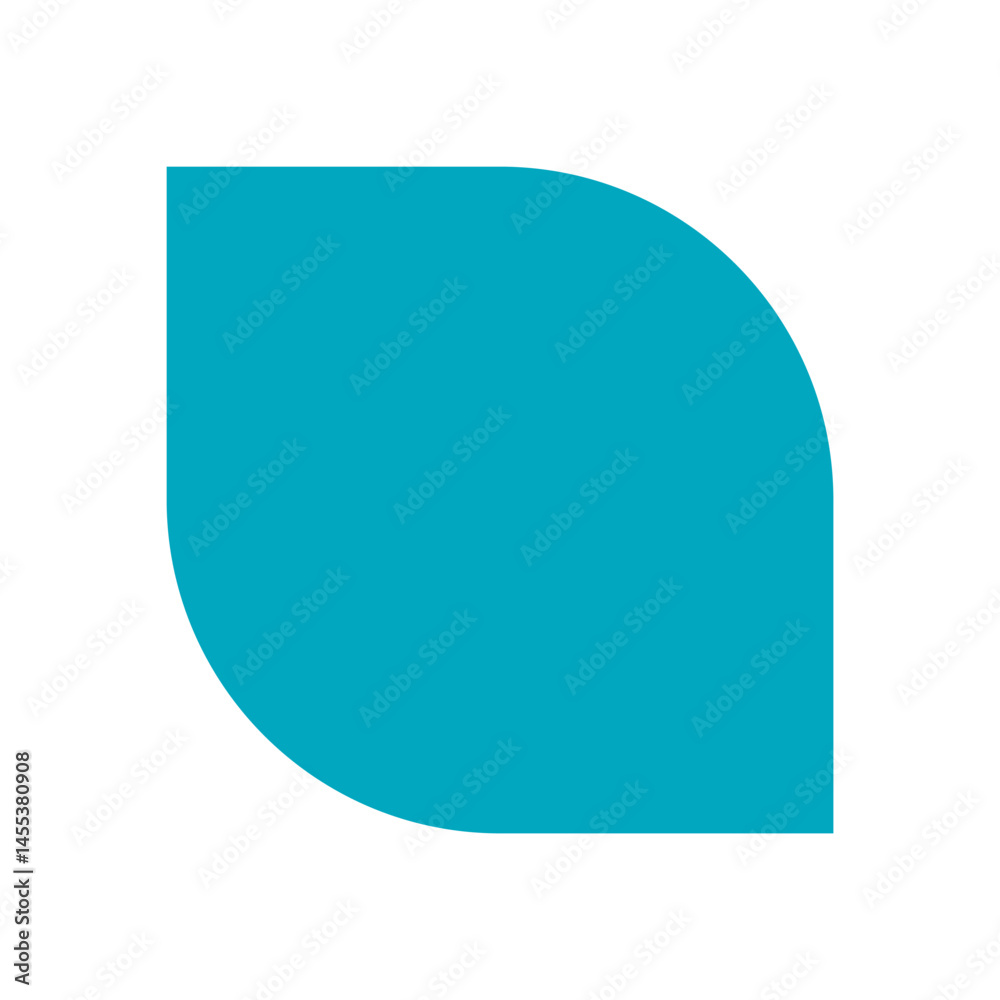 Wall mural brutalist abstract shape. bold icon in a modern style. this minimal element features a contemporary 
