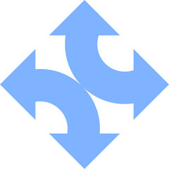 Directional Arrows Logo Design