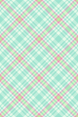 Pastel plaid pattern, perfect for spring  summer designs.  This cheerful, seamless texture evokes feelings of freshness and optimism. Ideal for textiles, websites, packaging, and more.