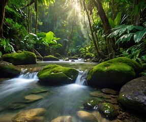waterfall in the forest