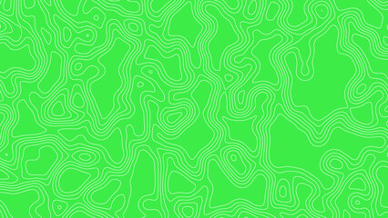 White contour lines on a green background create a striking minimalist design suitable for graphic design projects, branding, or abstract backgrounds.