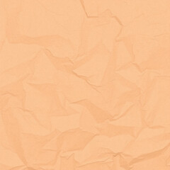 Obraz premium Crumpled Peach and Cream Paper Texture Overlay in Sepia Tone