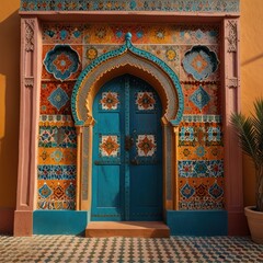 entrance to the mosque