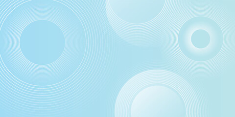 Modern abstract background, blue white gradations, circle effect,shape memphis, trendy , vector