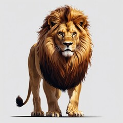 Obraz premium Majestic lion portrait (1)