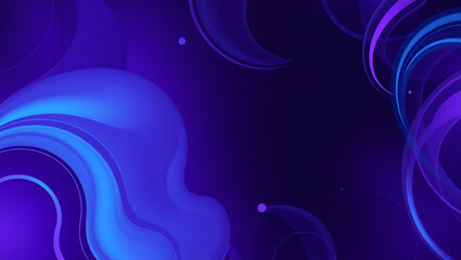 Abstract Purple Swirls in Fluid Design: Vibrant and Modern Digital Wave Background