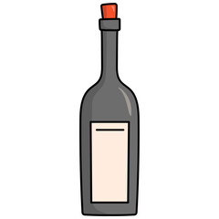 Thanksgiving Day Element. Isolated Vector Illustration in Doodle Cartoon Design.