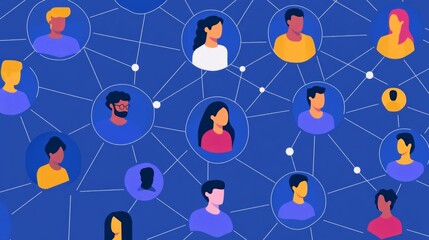  social connection visualization