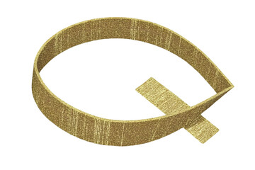 Golden Glittering Letter Q Isolated Transparent Background Graphic Illustration