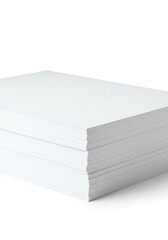 Stack of Plain White Copy Paper