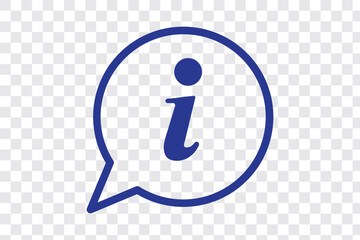 Information vector icons isolated on white background. Black and blue information icon. Information, info simple vector icon.