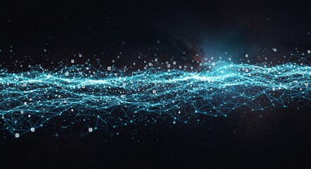 Abstract Data Network in Dark Space