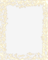 Glittering Star Border for Celebratory Invitations and Social Media