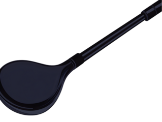 Isolated Black Golf Club Illustration on Transparent Background