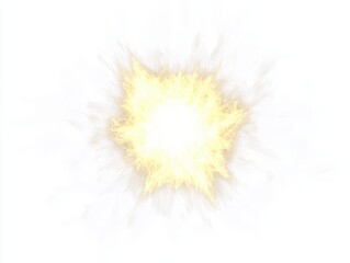 Obraz premium Bright explosion effect illustration on transparent background
