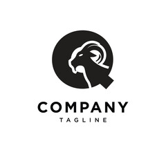 Letter Q Eid Al-Adha Logo Icon Vector