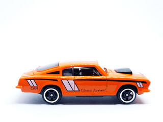 Vintage Orange toy car