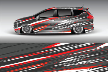 Sleek Custom Car Design with Dynamic Graphics Display