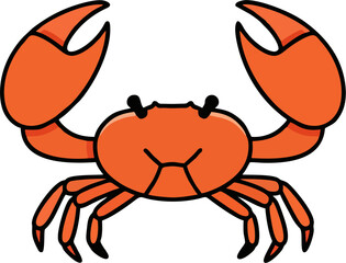 King Crab Vector in Retro Engraving Style for Vintage Seafood Packaging