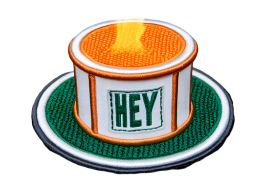 Isolated Hey Icon Illustration On White Transparent Background