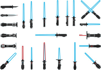 light saber icon, light saber vector illustration-simple illustration of light saber, perfect for light saber logos and icons
