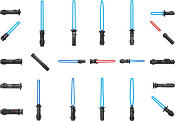 light saber icon, light saber vector illustration-simple illustration of light saber, perfect for light saber logos and icons
