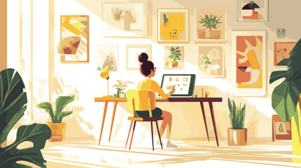 woman in office
