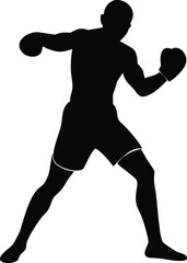 Ready for Boxing Day: Festive Boxing Gloves Illustration
