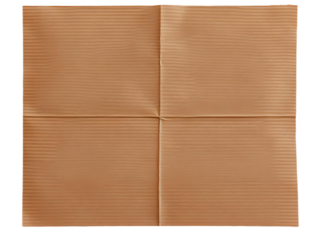 Isolated Photo Of Folded Brown Corrugated Paper Texture Background