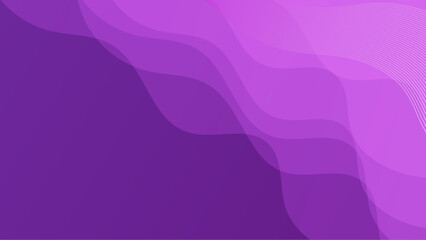 Abstract purple background with wavy lines; suitable for graphic design projects, website backgrounds, or social media posts that need a vibrant touch.