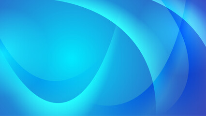 Abstract blue and light blue curved shapes. Suitable for backgrounds, presentations, posters, digital art, and modern design projects.
