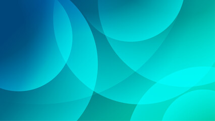 Fototapeta premium Abstract blue and green shapes suitable for modern graphics, web design, digital art, backgrounds, and creative projects representing fluidity and movement.