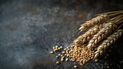 Golden Wheat Sheaves: Rustic Harvest Still Life