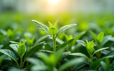 Obraz premium Innovative Plant Growth Techniques for Sustainability. High quality