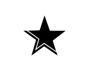 Obraz premium simple star logo