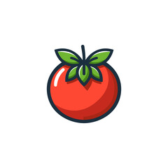 Vector tomato logo template