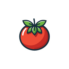 Vector tomato logo template